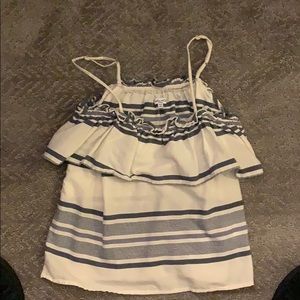 Splendid ruffle tank